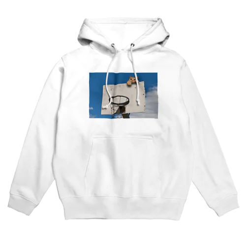 猫とバスケットゴール② Hoodie