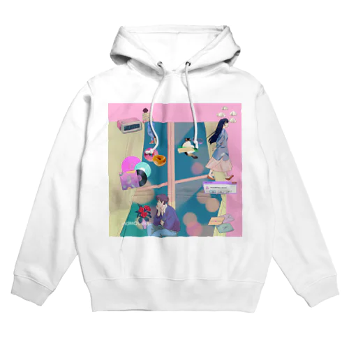 90's anime & momo #03 Hoodie