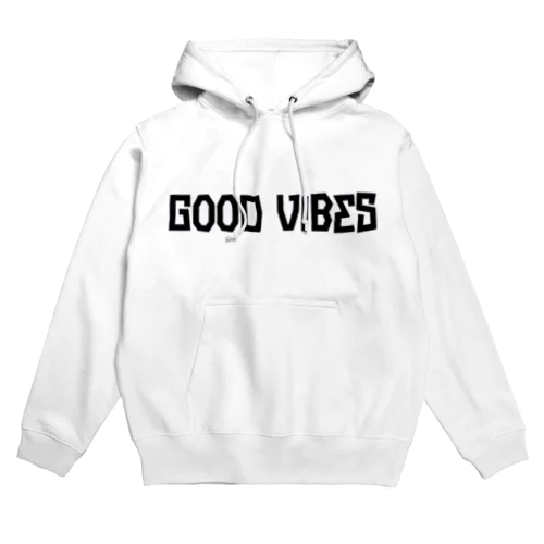 Good Vibes バックプリントNY パーカー