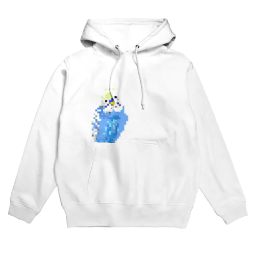 ドット絵　セキセイインコ Hoodie