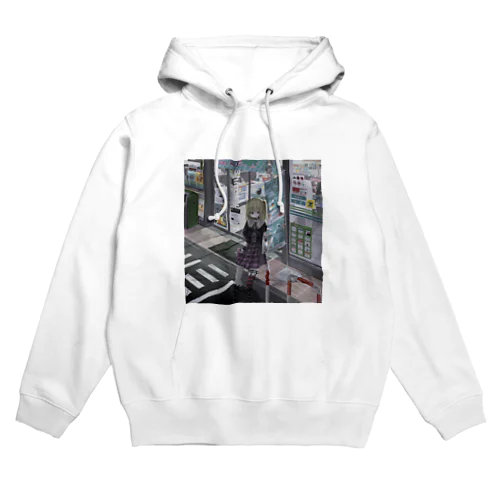 夏の夜のコンビニエンスストア Hoodie