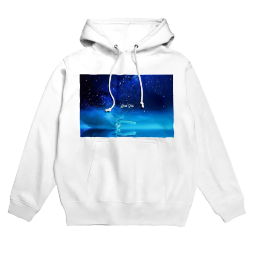 絵画風の幻想的な星空(横長) Hoodie