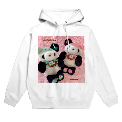 パンダ ちょこぱん🍫🐼チョコミント＆ストロベリー Hoodie