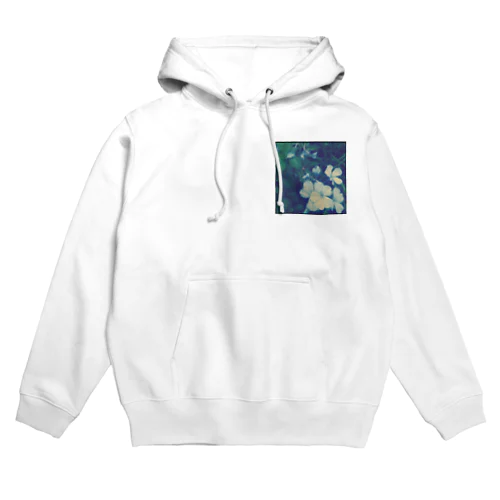 blue flower Hoodie