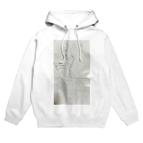 ドレス 、後ろ姿 Hoodie