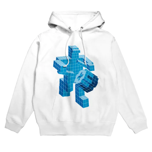 モノブロコ(MONOBLOCO)のシンボルキャラクター、青色のロボットパーカー Hoodie