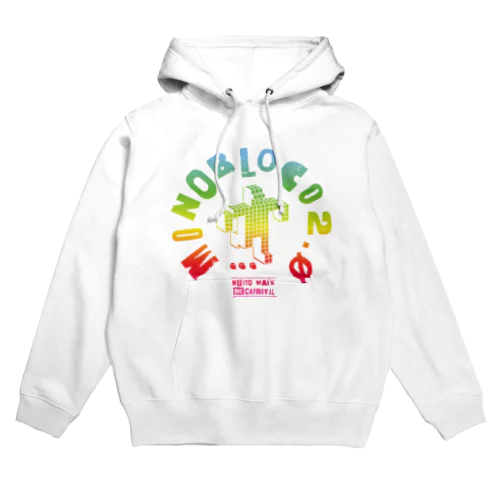 モノブロコ(MONOBLOCO)のレインボー色ロボットのパーカー Hoodie