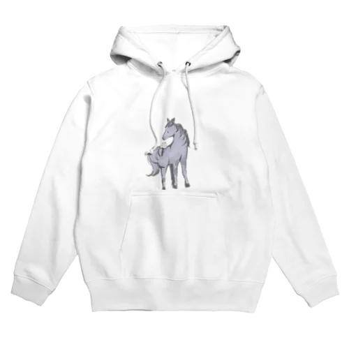 シマエナガ と ポニー Hoodie