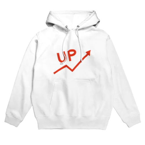 『UP』線グラフ Hoodie