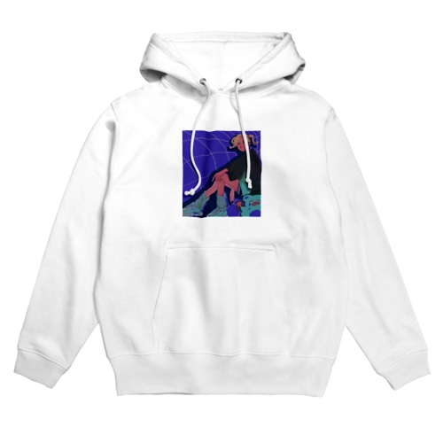 ルーズソックスネオンねぇさん Hoodie