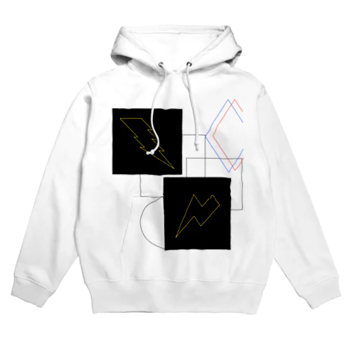 図形モチーフ Hoodie