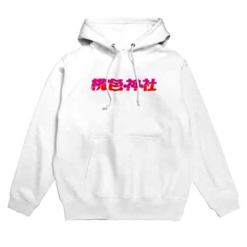 桃色神社ロゴ Hoodie