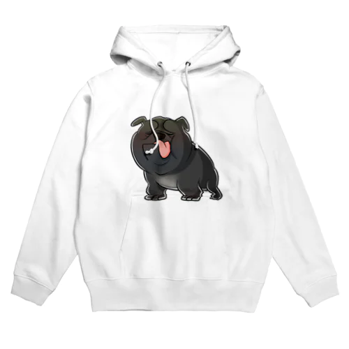 ぽちゃぶるちゃん（黒） Hoodie