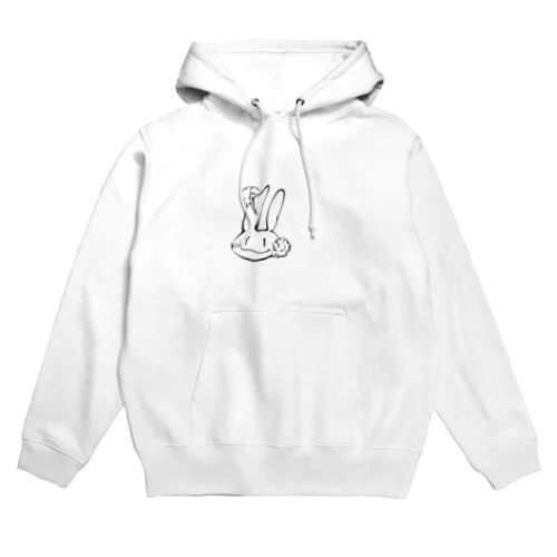 わたはみ出るうさぎ Hoodie