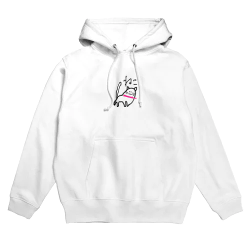 左肩でアタックする猫 Hoodie