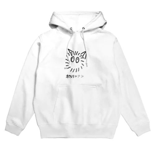 白黒世界のポメろう Hoodie