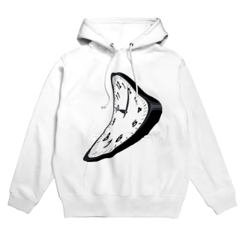 シュールな歪んだ時計 Hoodie