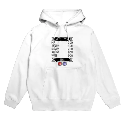 ゲーム　ステータス Hoodie