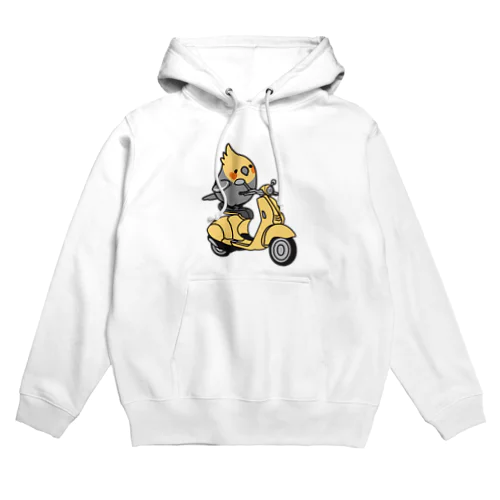 Chubby Bird　バイクに乗ったオカメインコ Hoodie