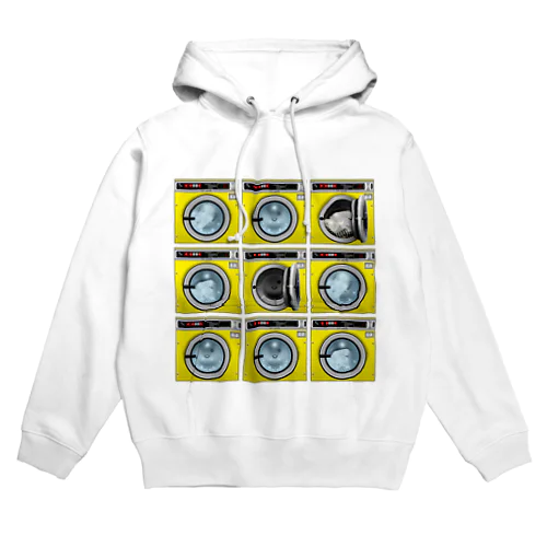 コインランドリー Coin laundry【３×３】 Hoodie