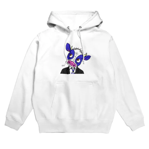 スーツ牛 Hoodie