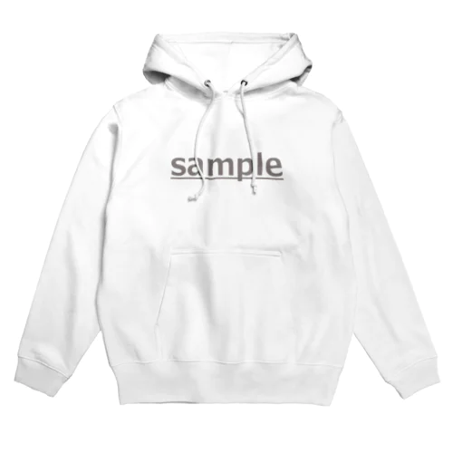 sampleデザイン(グレー) Hoodie