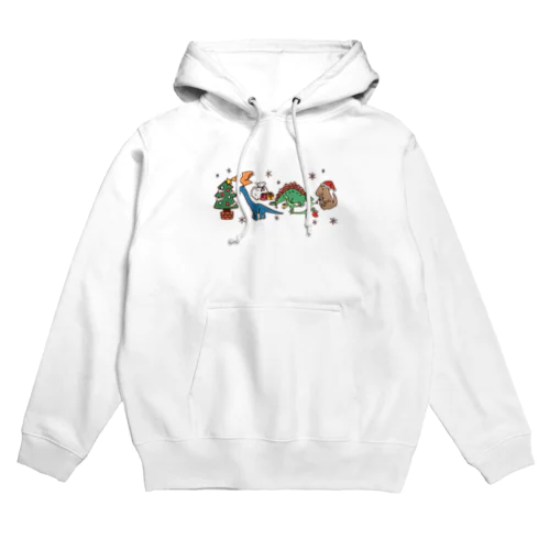 恐竜たちのクリスマス Hoodie