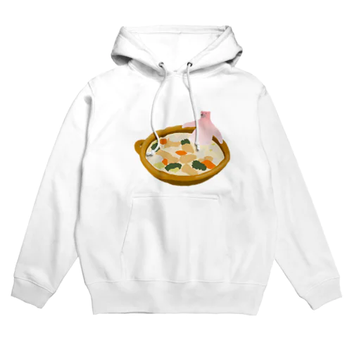 シロクマinホワイトシチュー Hoodie