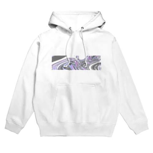 紫マーブル Hoodie