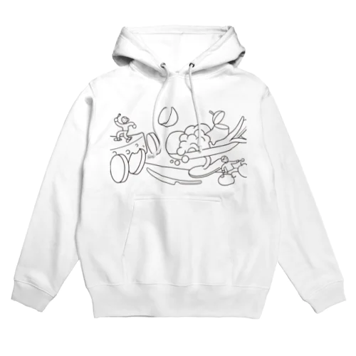 スリッパでステップ　パーカー Hoodie