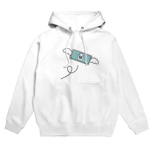 お金が飛んでゆくー Hoodie