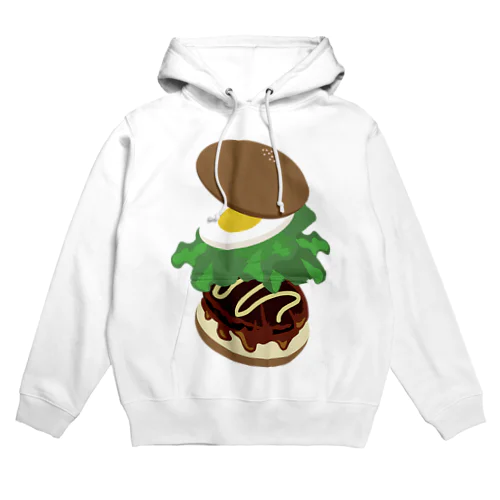 てりたまバーガー Hoodie