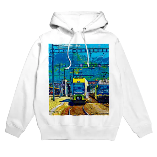 スイス シュピーツの駅 Hoodie