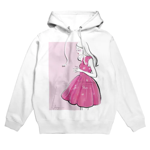 ピンクスカート Hoodie