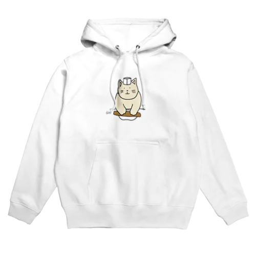 蕎麦打ちねこ Hoodie