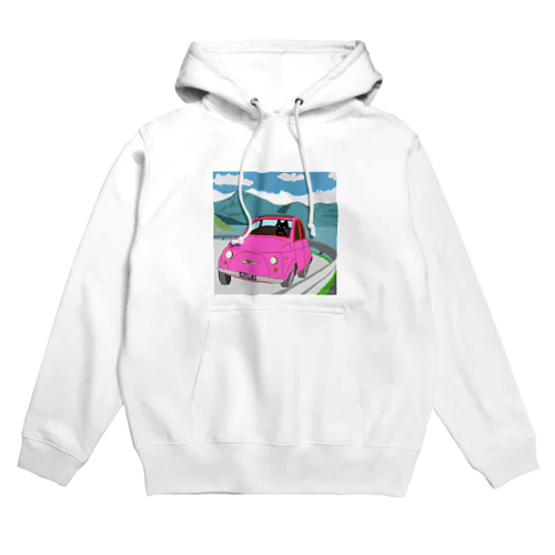 くろねこさんと車 Hoodie