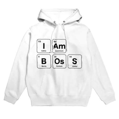 元素記号でI am boss パーカー