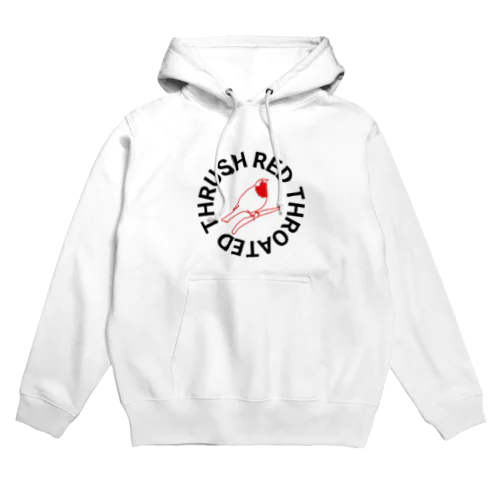 どこかで見たノドアカツグミ Hoodie