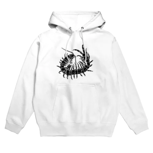 アオズムカデ Needle  Hoodie