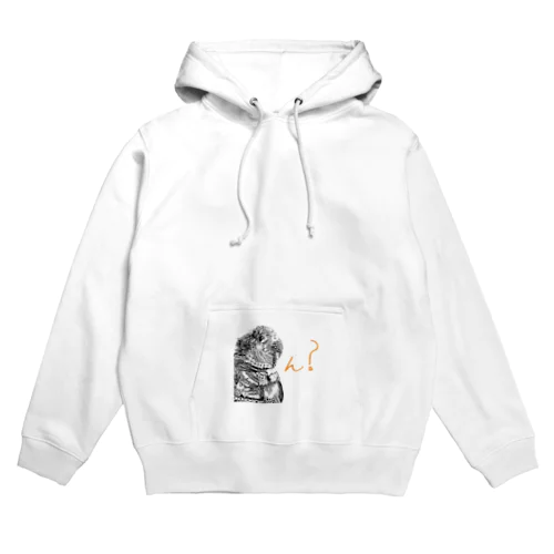 N？ 文字オレンジver  シロハラインコ Hoodie