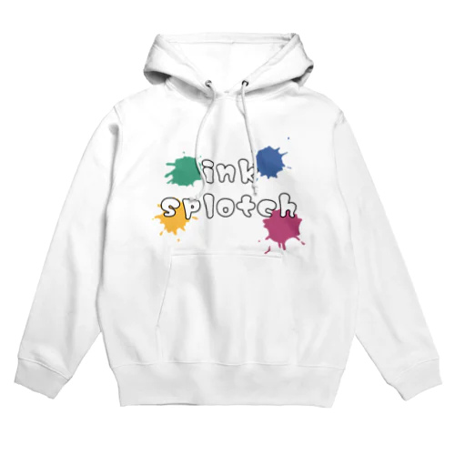 ink splotch Hoodie