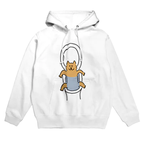 便器はまりねこ Hoodie