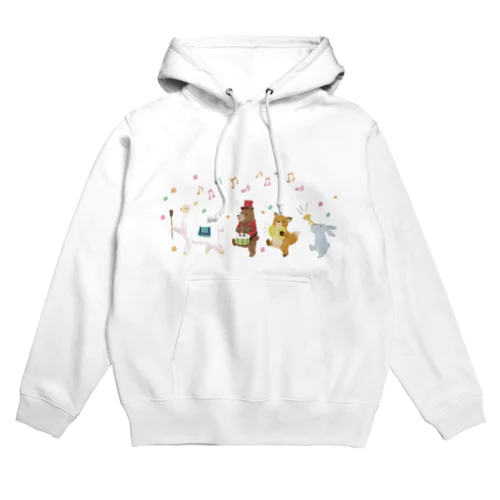 動物たちのマーチ Hoodie