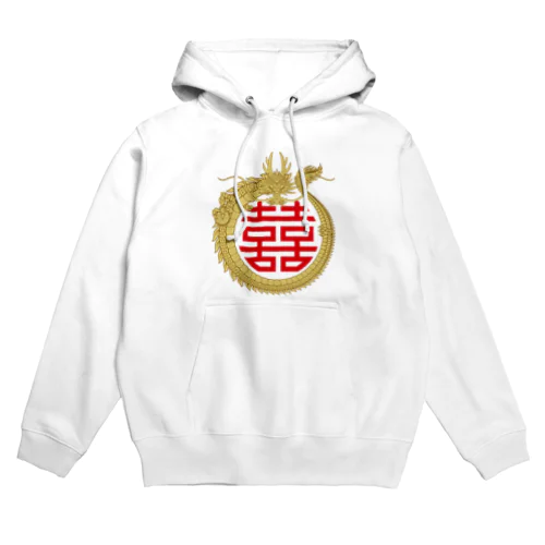 中華のマーク　龍と双喜紋 Hoodie