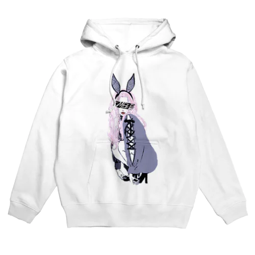 悪い子なうさぎちゃん Hoodie