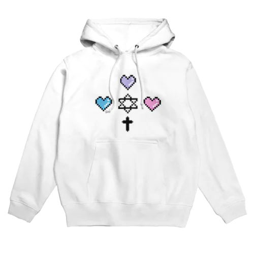 pixel hexagram Hoodie