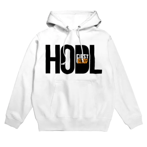 HODL 1ST blackfont パーカー