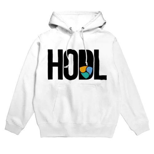 HODL XEM blackfont パーカー