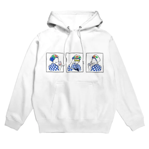 あんこさんと大島牛乳商品 Hoodie