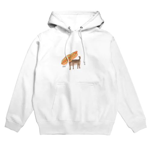 ホットドックドッグ Hoodie